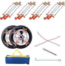 New Sz435 Cable Tire Snow Chain Light Truck Passenger Cars Pickup - 8 Pack New Sz435 Cable Tire Snow Chain Light Truck Passenger Cars Pickup - 8 Pack