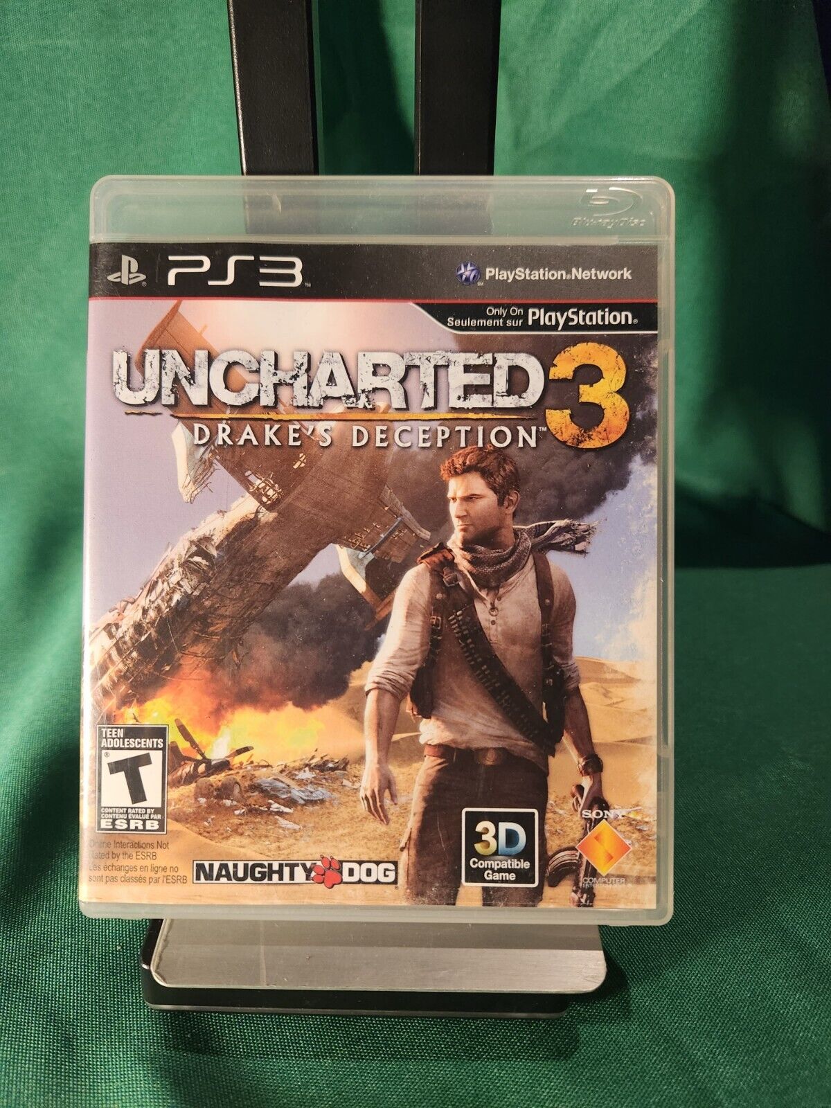 Uncharted 3: Drake's Deception (PS3, Sony PlayStation 3) Disc Only!!  711719823322