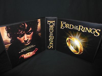 Custom Made Lord Of The Rings 3 Inch Trading Card Binder Graphics Only |  eBay