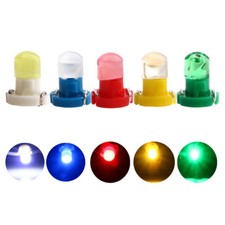 100Pcs T3 F8 1SMD Neo Wedge LED Cluster Instrument Panel Dash Gauge Light Bulbs