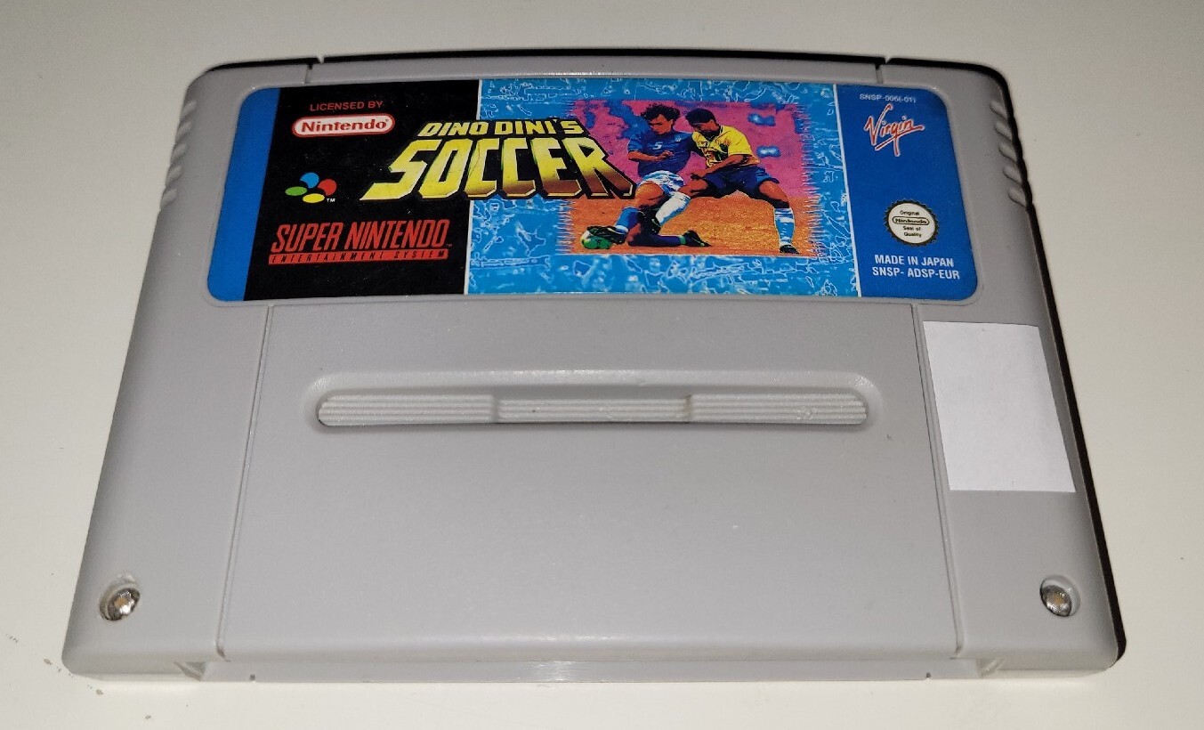 Super Nintendo SNES - Dino Dini's Soccer - EUR - En Loose - Bon État