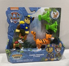 Paw Patrol Jungle Pups Chase, Tracker  Tiger Figures 5 Pieces Set Toy