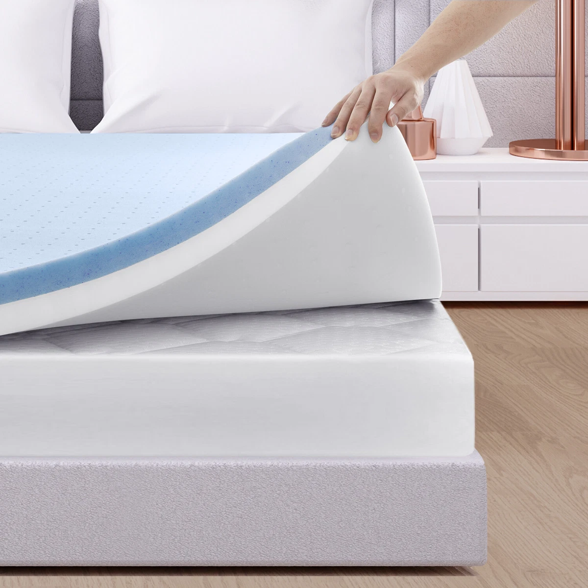 Visco memory foam mattress on sale topper