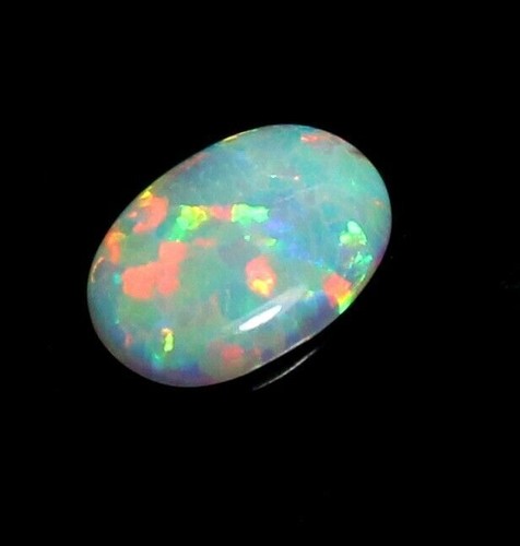 Certificado Natural Australia Multicolor Fuego 7x5 mm Ópalo Blanco AAA+ Gemas j247 - Imagen 2 de 3