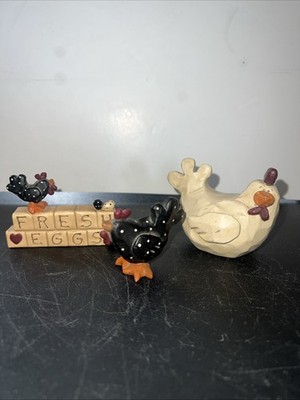  Blossom Bucket Lot Of 3 Chickens Fresh Eggs Sign   SUZI