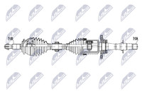 NTY Antriebswelle NPW-TY-193