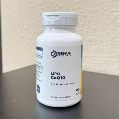 Renue By Science LIPO CoQ10 Ubiquinol 200mg Vegan 90 Capsules