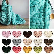 Super Chunky Yarn Arm Knitting Blanket Bulky Yarn For Hand Knitting DIY Blanket