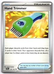 Hand Trimmer 150/162 Temporal Forces Uncommon Pokemon TCG