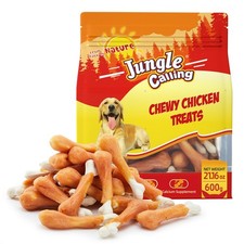 Chewy Chicken Dog Treats Real Chicken Calcium Bone, Rawhide Free, Teeth Clean...