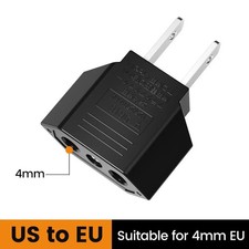 European EU To US American Adapter Plug Converter  