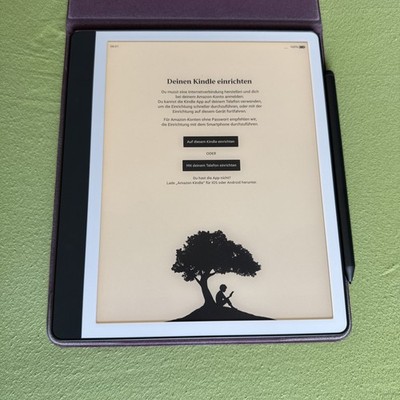Amazon Kindle Scribe (2. Gen 2024) 64GB, mit Lederhülle