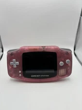 Nintendo Game Boy Advance Fuchsia Pink With Bright Screen Mod