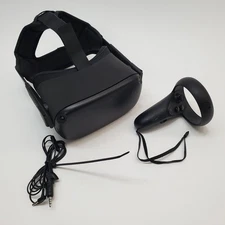 Oculus Quest 1 VR Headset with Left Controller & Audio Cable Pre-Owned