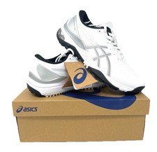 Asics Golf Waterproof Gel-Kayano Ace 2 Size 8 White/Black-NEW WITH BOX/TAGS