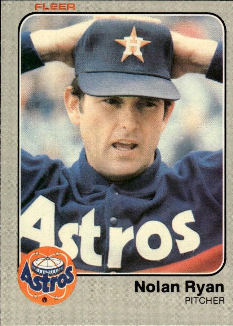 1983 Fleer #463 Nolan Ryan
