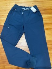 New FIGS Small Tall Dark Harbor technical collection joggers scrubs medical