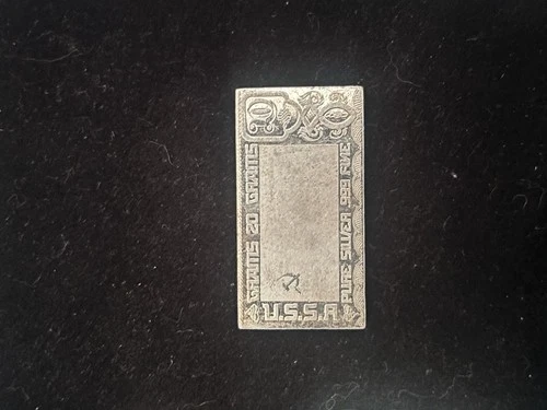 Rare Vintage! 20 Gram .999 Fine Silver Bar!! by the Silver Mint .USSR