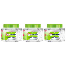Xtreme Professional Extreme Hold Hair Gel Clear Jar 35oz 3-Pack