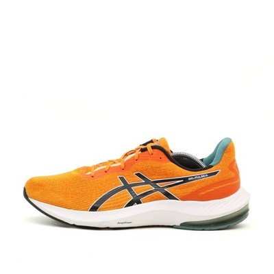 ASICS Herren Gel-Pulse 14 Schuh EU 47 Orange/Weiß/Grün 1011B491 AmpliFoam