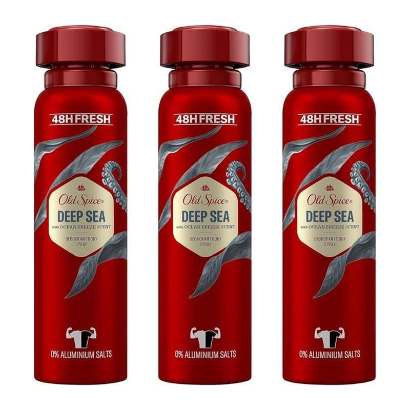 Old Spice Deep Sea Deodorant Body Spray 150ml (6 Pack) - Image 7