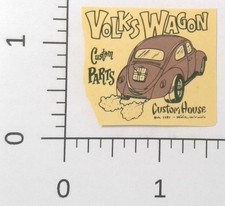 Volks Wagon Vw Beetle Custom Parts Mini Water Transfer Sticker Decal Volks Wagon Vw Beetle Custom Parts Mini Water Transfer Sticker Decal
