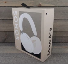 Sonos Ace Noise Cancelling Wireless Over Ear Headphones SOFT WHITE - NEW SEALED!