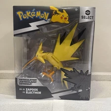 POKÉMON Zapdos 6” Articulated Action Figure Jazwares Select 2022