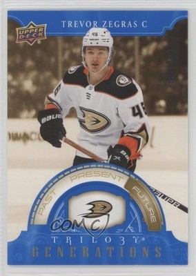 2022-23 Upper Deck Trilogy Generations Blue /299 Trevor Zegras #TG-9C 1q2