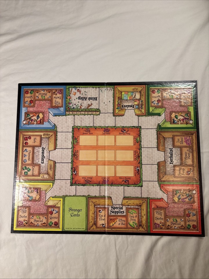 Elixir A Wacky Wizard's Race TSR 1990 Board Game | eBay UK