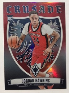 2023-24 Panini Phoenix Jordan Hawkins Crusade Red RC /125 #7 Pelicans