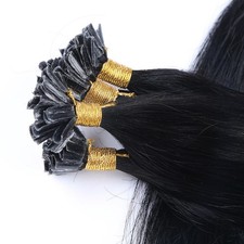 99J Burgundy U Tip Keratin Hair Extension Natural Human Hair Hot Fusion Italiana