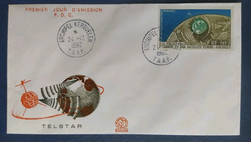 enveloppe 1er Jour TAAF n° 6 Poste Aérienne oblitéré Archipel Kerguelen 1962 - Photo 1/1