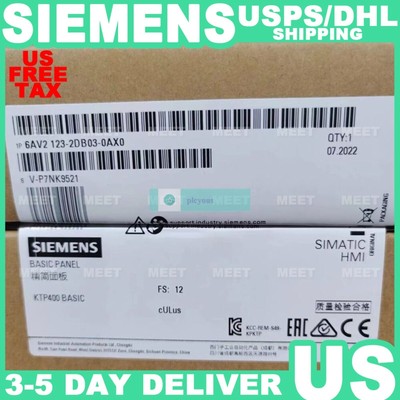 New Siemens SIMATIC HMI, KTP400 Basic 6AV2123-2DB03-0AX0  6AV2 123-2DB03-0AX0