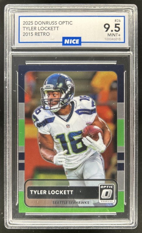 2025 Panini Donruss Optic Tyler Lockett 2015 Retro #26 Seahawks NICE 9.5