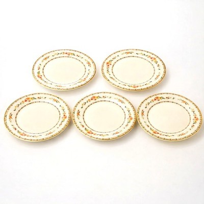 Royal Doulton Mosaic Garden 9'' Salad Plates   Set of 5, Vintage Elegance