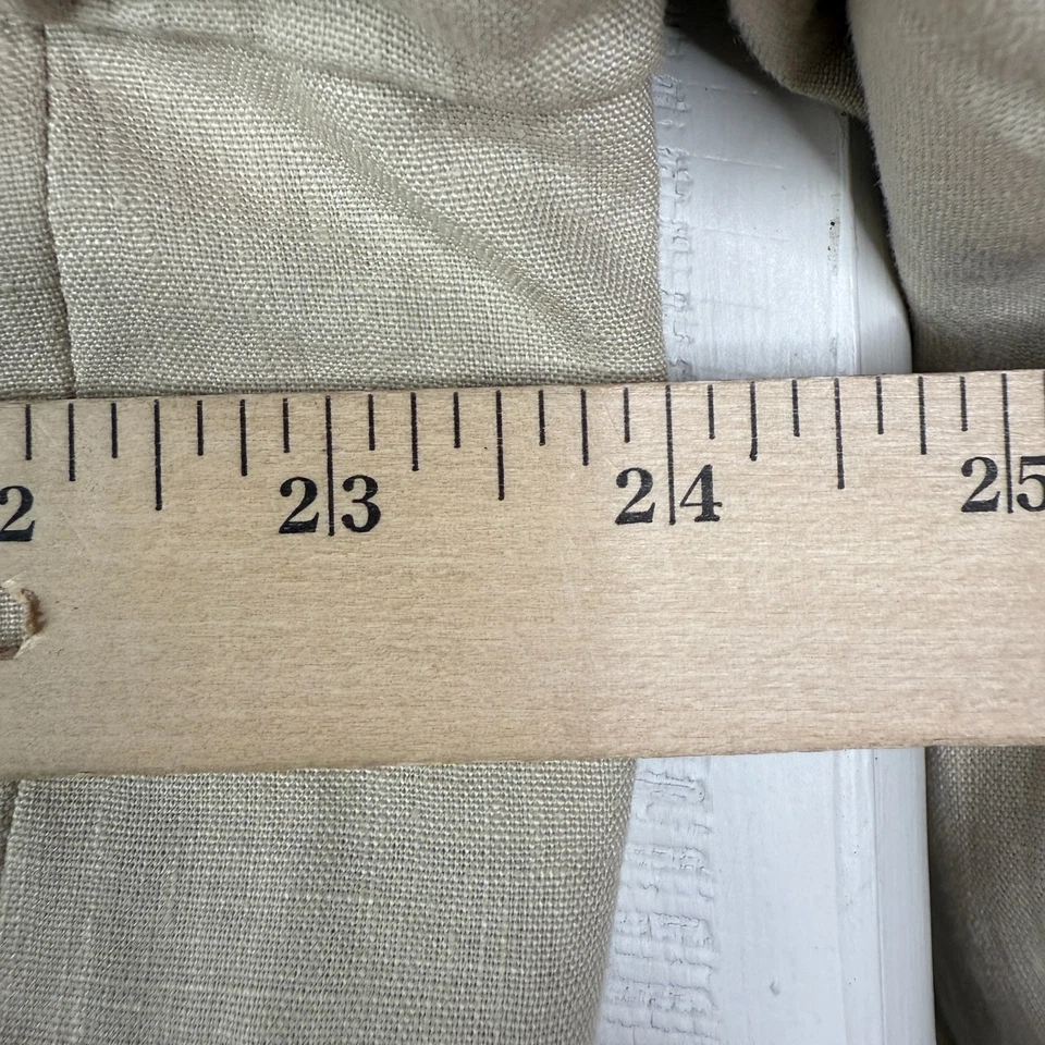 Traje Lamberti Sartorial Para Hombres 44R Tostado 2 Botones 100% Lino Pantalones 38x28 Frente Plano Foto 3 de 4