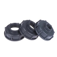 Versatile IBC Tank Adapter with 3 Size Adapters/Plugs  Coarse Thread Cap