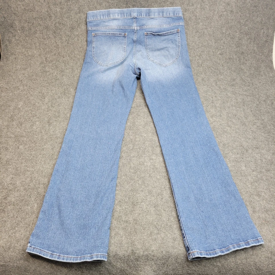 No Boundaries Jeans Womens XL 15-17 Streetwear Grunge Lace Up Front Flare Y2K - Image 3 of 4