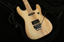 High Quality Unfinished Electric Guitar Body Neck SH Pickups FR Bridge Natural