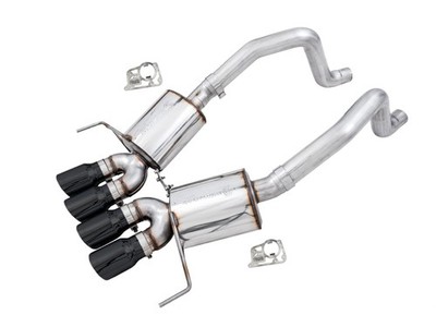 AWE Tuning Touring Axle-Back Exhaust w/Black Tips Fits 14-19 Corvette C7 Z06/ZR1