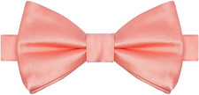 Mens Pre-Tied Bow Tie Adult's Adjustable Tuxedo Satin Bowtie