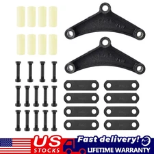 SPARKWHIZ Tandem Trailer Axle Shackle Kit Heavy Duty For Double Eye Spring US