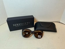Serengeti Agata 8775 Sunglasses Women's Matte Tortoise Polarized Drivers Gold