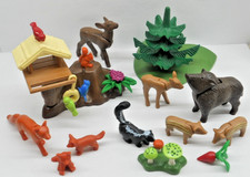 Tiere im Wald Reh Wildschwein Hase Stinktier Fuchs Zubehör Bauernhof + Playmobil