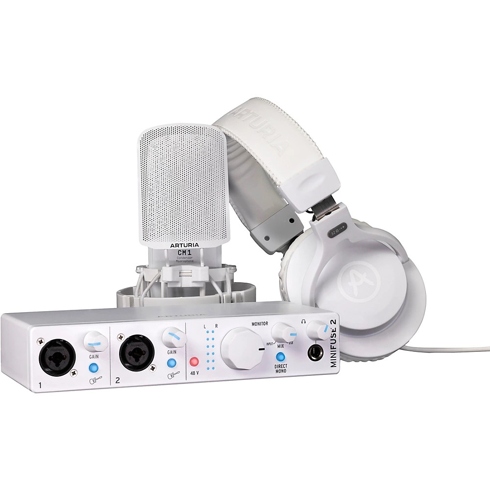 Студийный набор для звукозаписи Arturia MiniFuse 2 Белый 46890₽