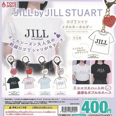 Jill Stuart Logo T-Shirt Metall Schlüsselanhänger 5 Arten Komp Set/Kapsel...