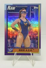 2021 Topps Heritage WWE - Nikki A.S.H. #31 Rainbow Foil (RC)