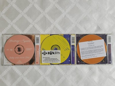 Britney Spears Lot of CD Singles BOMT Sometimes Crazy RARE UK Promo Stickers 
