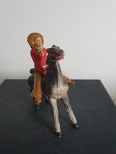 Elastolin Lineol Nardi Cowboy Trapper zu Pferd Rodeo Made Italy Wildwest Masse
